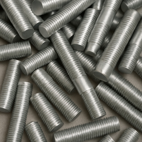 Шпилька алюминиевая М8 шаг резьбы 1,25 мм АМг5 ГОСТ 1759.0-87